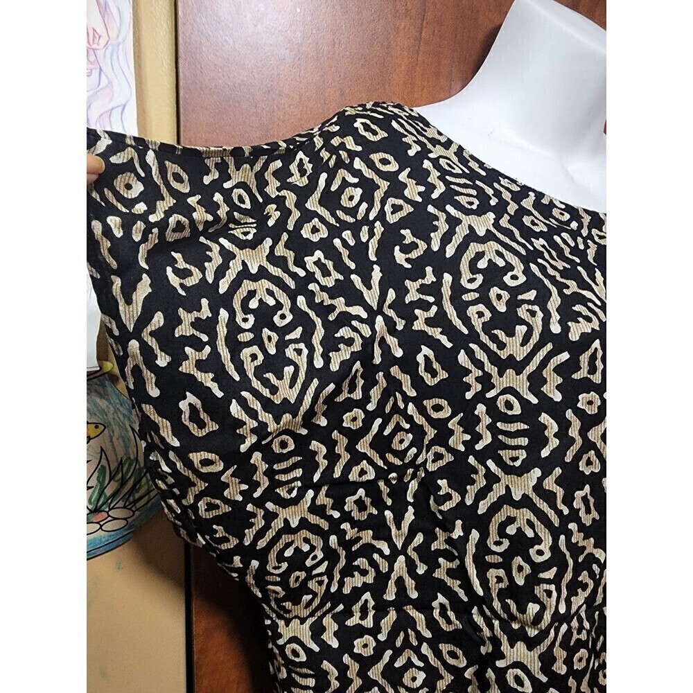 Avon Style Vintage Abstract Print Oversized Blouse Top (M/L) - Picture 10 of 12